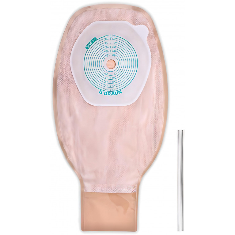 ББраун Калоприемник однокомпонентный Алмарис Преференс дренируемый, непрозрачный, вырезаемое отверстие 12-70 мм №1 (55410RU)