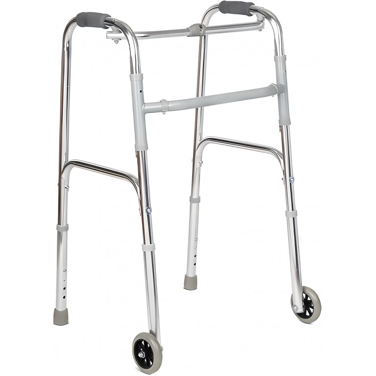 Армед Взрослые ходунки-роллаторы KR912L металлические 2 режима передвижения (колесики на передних ножках)