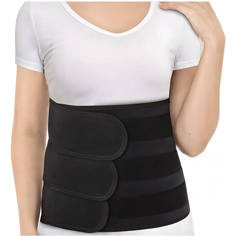 Крейт Бандаж послеоперационный на брюшную стенку Б-333 с 3-я клапанами на липучке ( высота 28 см)