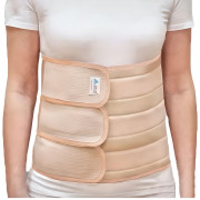 Крейт Бандаж послеоперационный на брюшную стенку Б-3333 с 3-я клапанами на липучке бежевый ( высота 28 см)