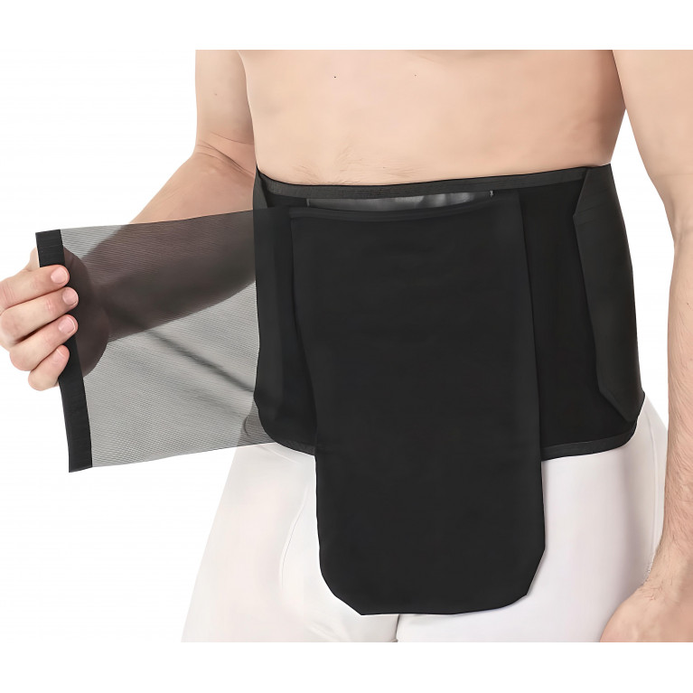 Крейт Бандаж послеоперационный на брюшную стенку с круглым отверстием для стомы 90 см Б-339/90