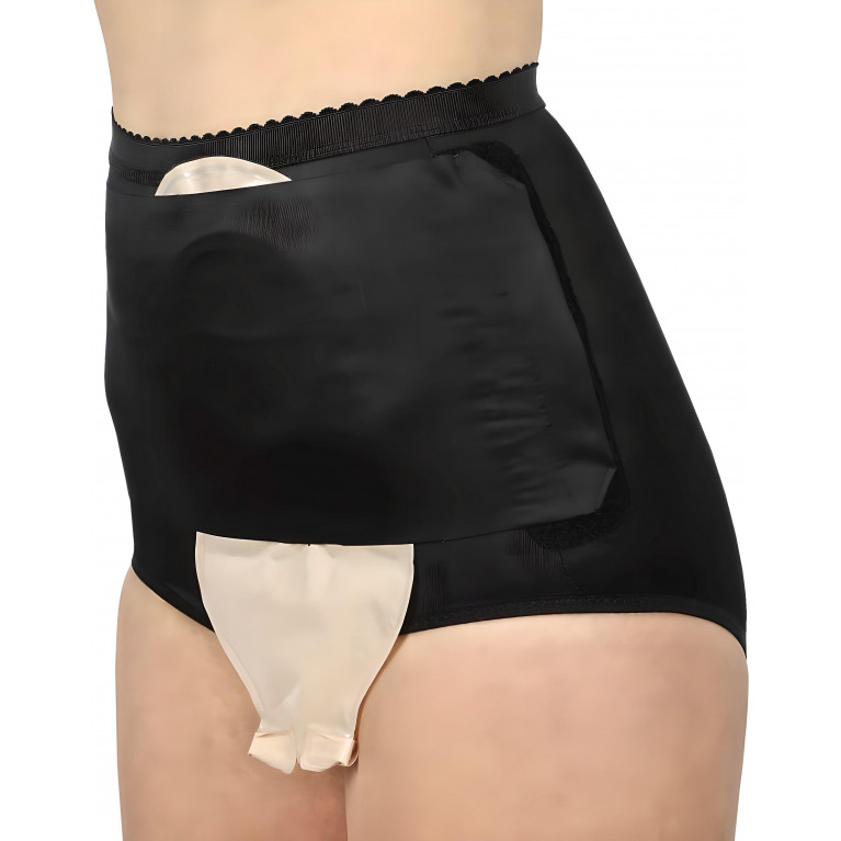 Крейт Бандаж трусы послеоперационный на брюшную стенку с отверстием для стомы женский Б-343