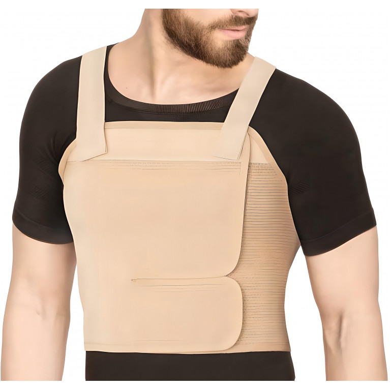 Крейт Бандаж послеоперационный на грудную клетку мужской Б-361 бежевый