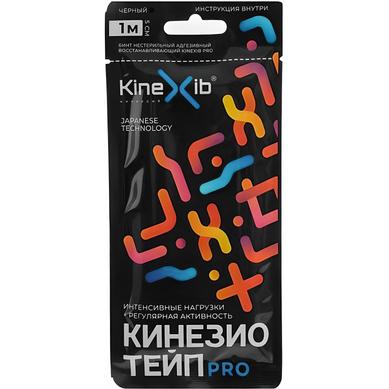 Бинт Кинезио-тейп KINEXIB PRO адгезивный восстанавливающий 5см x 1м бежевый 
