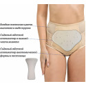 Крейт Бандаж-трусы при опущении органов малого таза Б-639 бежевый Крейт ООО (Россия)