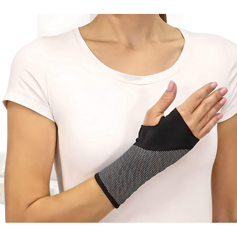 Крейт Бандаж для лучезапястного сустава У-800 черный 