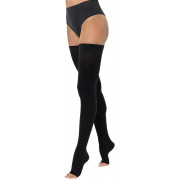 Интекс Чулки компрессионные 2 класс, 2 рост, открытый носок, черные, силиконовая резинка (ИЧО-2р2к(чн))