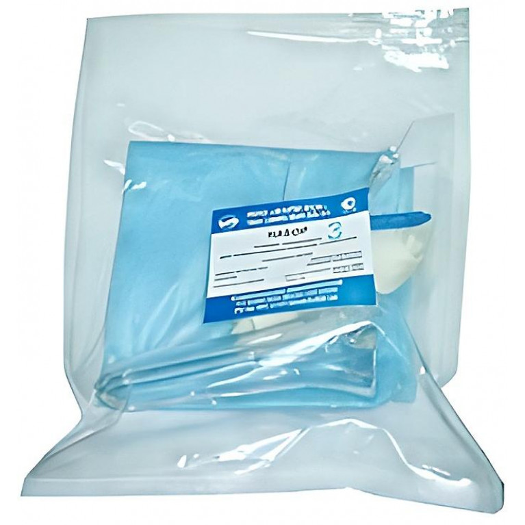 Юнона №3 Набор гинекологический (пеленка, перчатки, зеркало, ложка Фолькмана)