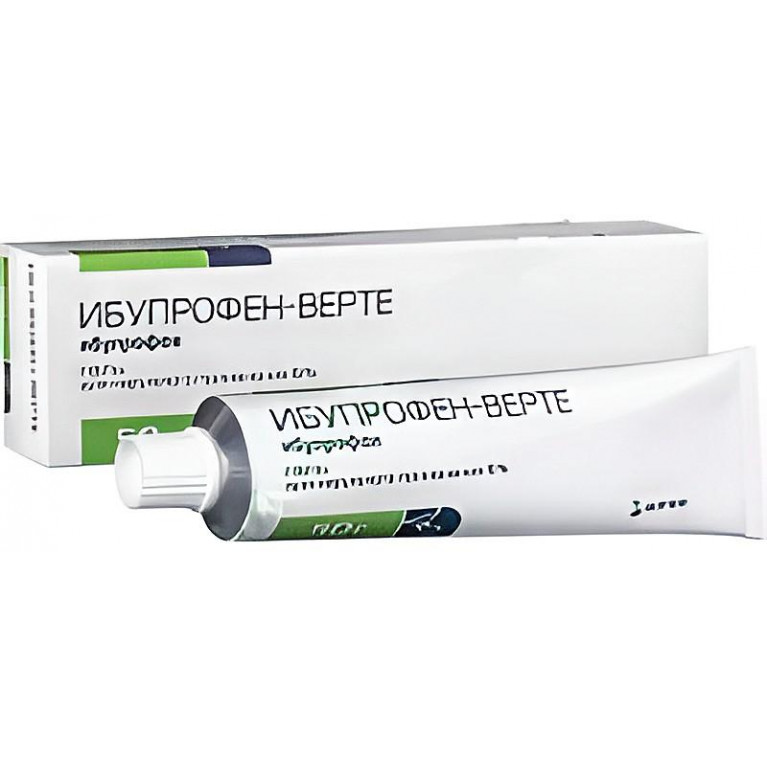 Ибупрофен-Вертекс гель для наружного прим. 5% туба 50 г