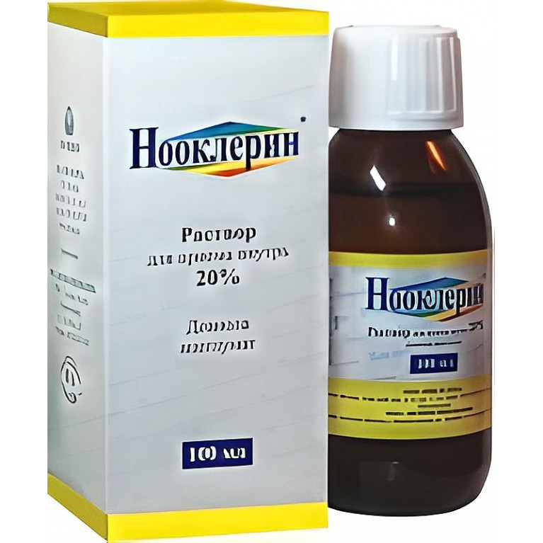 Нооклерин р-р д/внутр.примен. 20% 100 мл