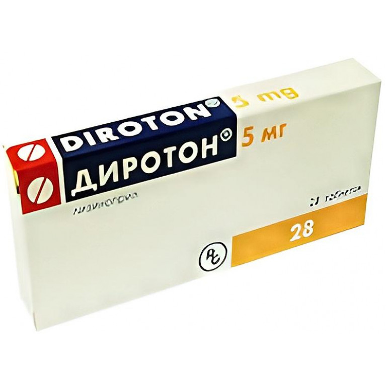 Диротон табл. 5 мг №28