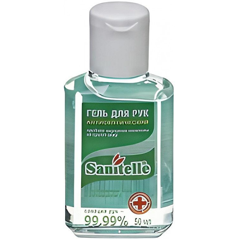 Санитель Гель д/рук а/бактериальный с витамином Е (без отдушки) 50 мл