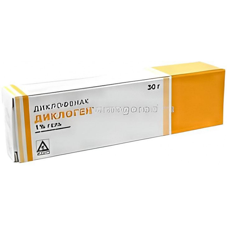 Диклоген гель д/наруж. прим. 1% туба 50 г