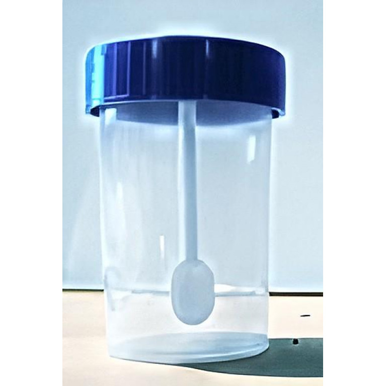 Контейнер с крышкой и ложкой д/анализов 60мл