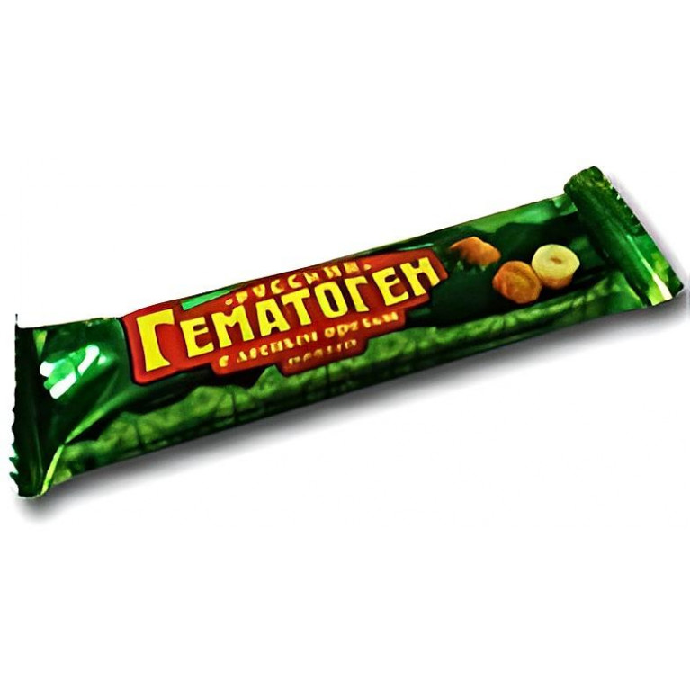 Гематоген Русский Новый с лесным орехом 40 г