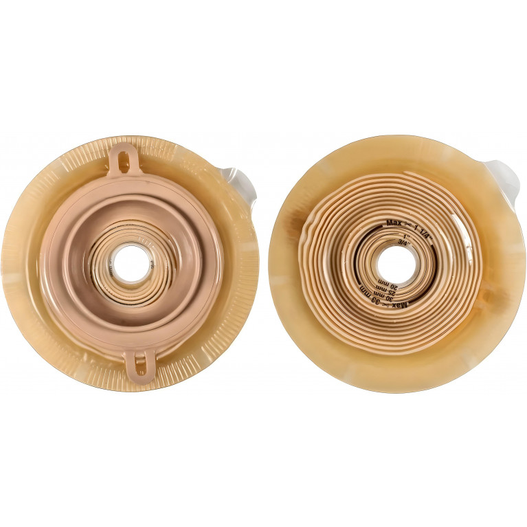 Колопласт Пластина конвексная Алтерна НП с креплениями для пояса, вырезаемое отверстие 15-43 мм фланец 60 мм №5 (17750)