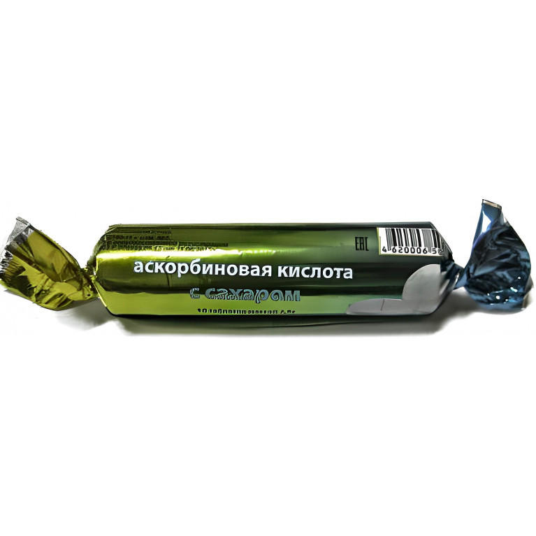Аскорбиновая кислота с сахаром таблетки крутка 25 мг №10 
