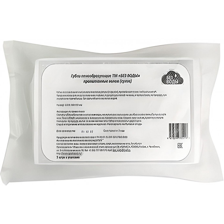 БЕЗ ВОДЫ Губка поролоновая пенообразующая,пропитанная гелем, сухая, размер 12х20х1см №5