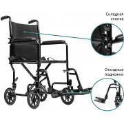 Инвалидная коляска Ortonica Escort 100 (Ортоника)