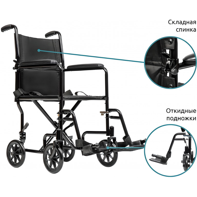 Инвалидная коляска Ortonica Escort 100 (Ортоника)