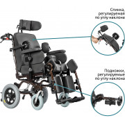 Инвалидная коляска Ortonica Luxe 200 (Ортоника)