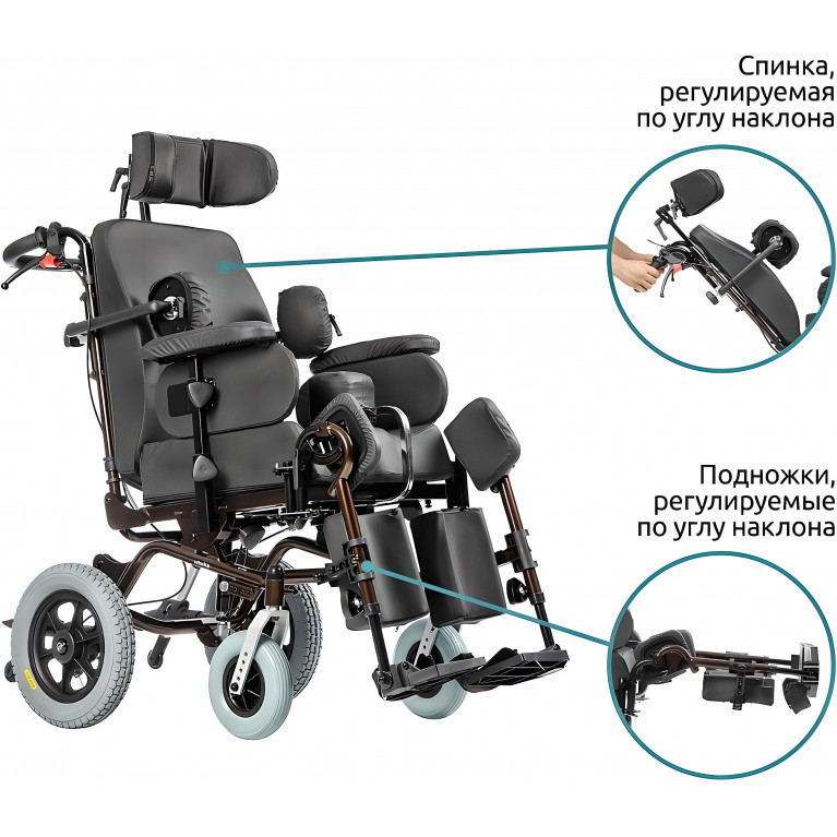 Инвалидная коляска Ortonica Luxe 200 (Ортоника)