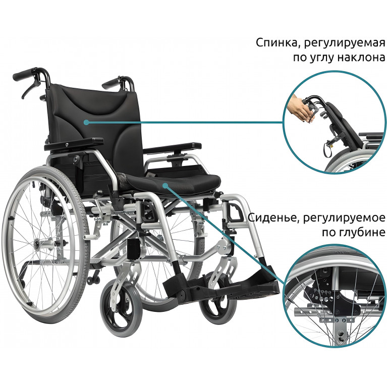Инвалидная коляска Ortonica Recline 500 (Ортоника)