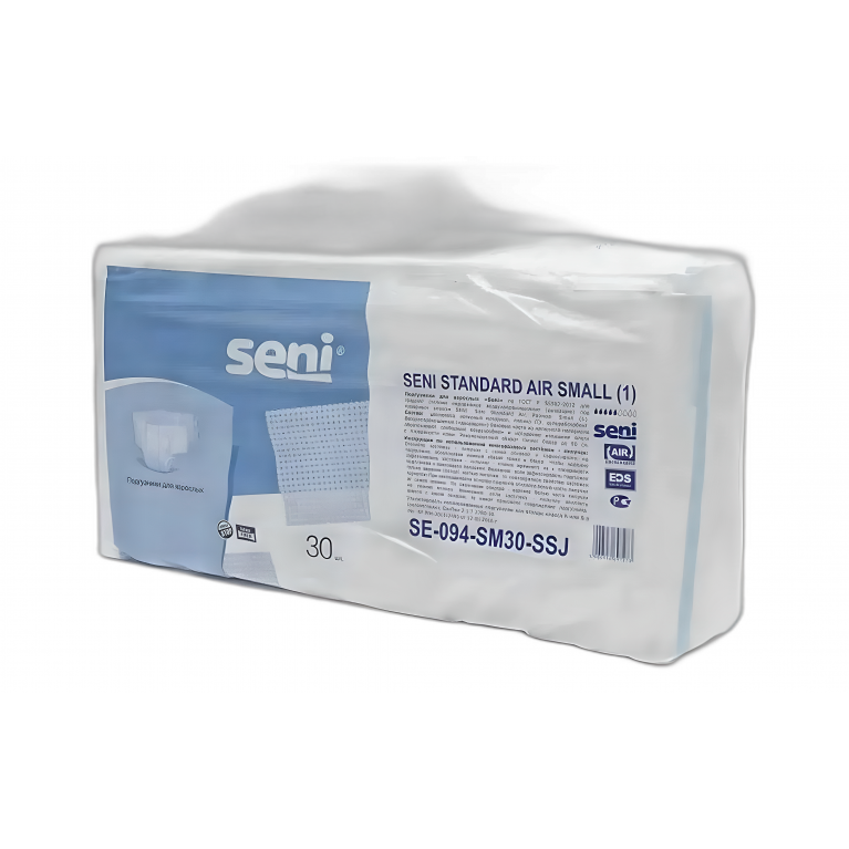 Сени Стандарт Эйр Подгузники для взрослых р.S (55-80см) (5кап) №30