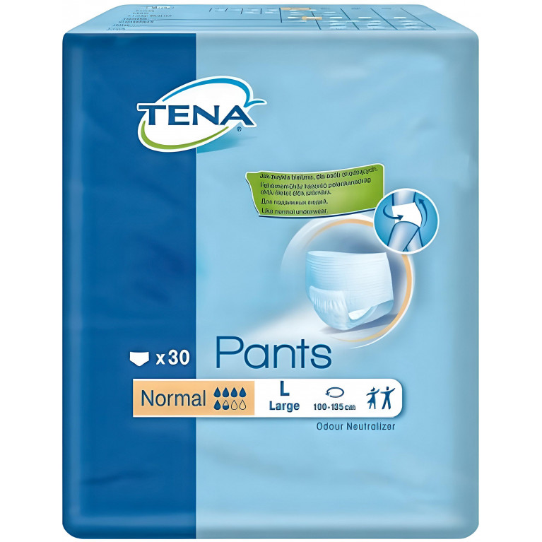 Тена Пэнтс Нормал Подгузники-трусы р.L (100-135 см) 5,5 кап. №30