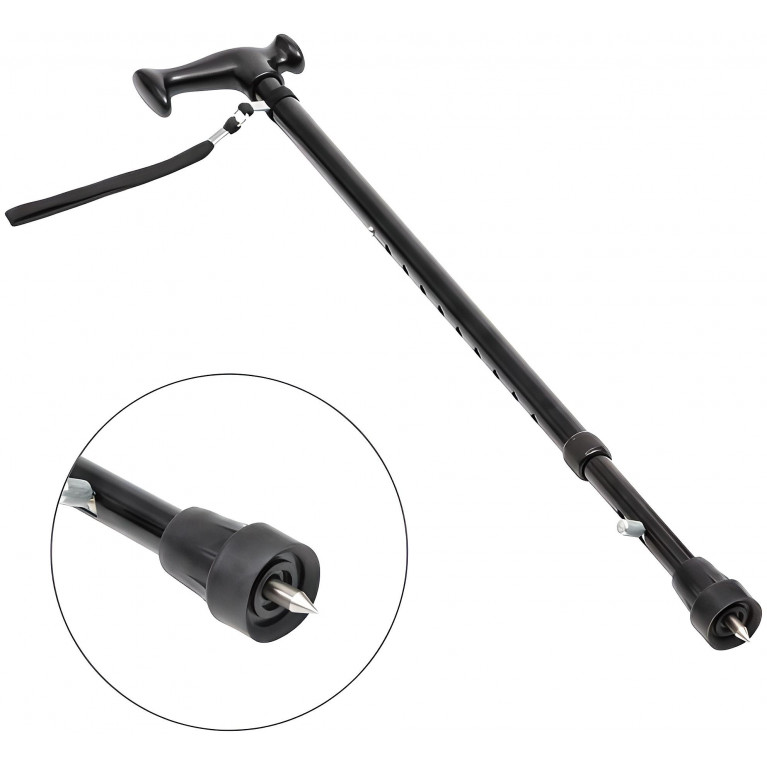 Трость регулируемая по высоте с УПС черная Ortonica TS707 (Ортоника)