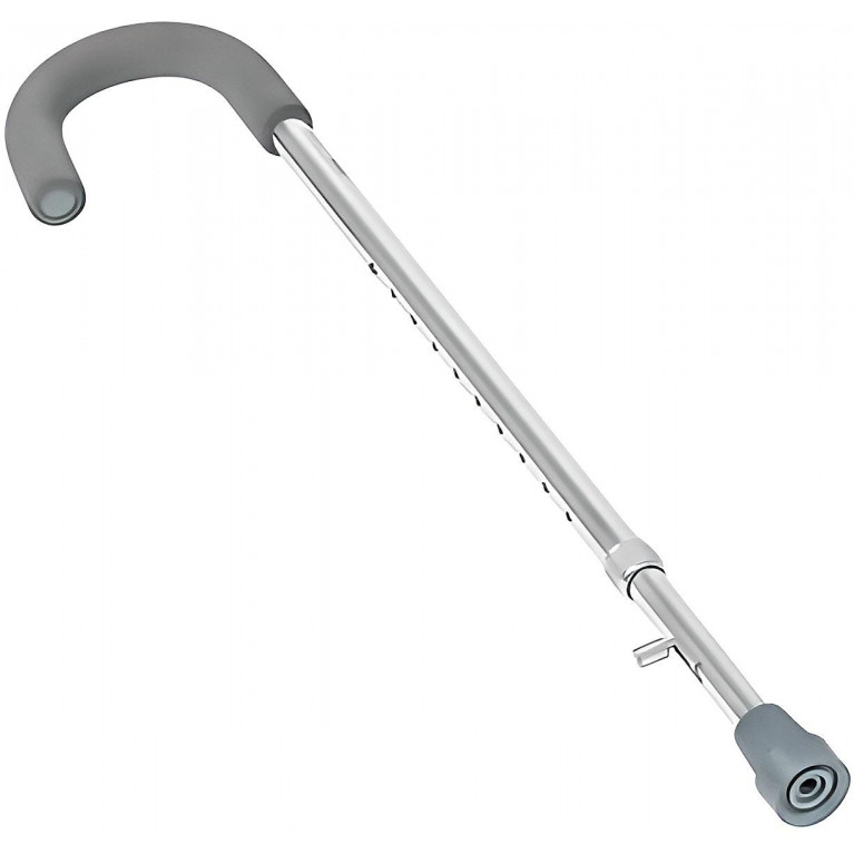 Трость регулируемая по высоте с U-образной ручкой белая с УПС Ortonica TS722 (Ортоника)