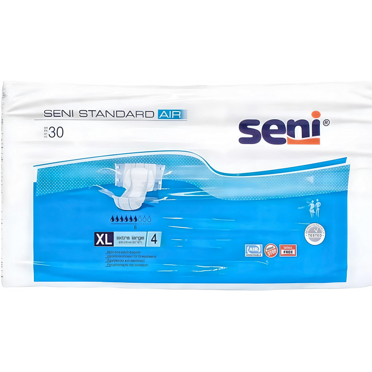 Сени Стандарт Эйр Подгузники для взрослых р.XL (130-175см) (6кап) №30