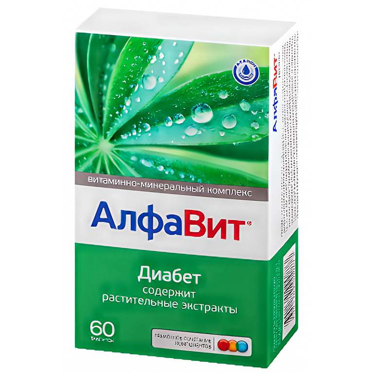 Алфавит Диабет таблетки №60