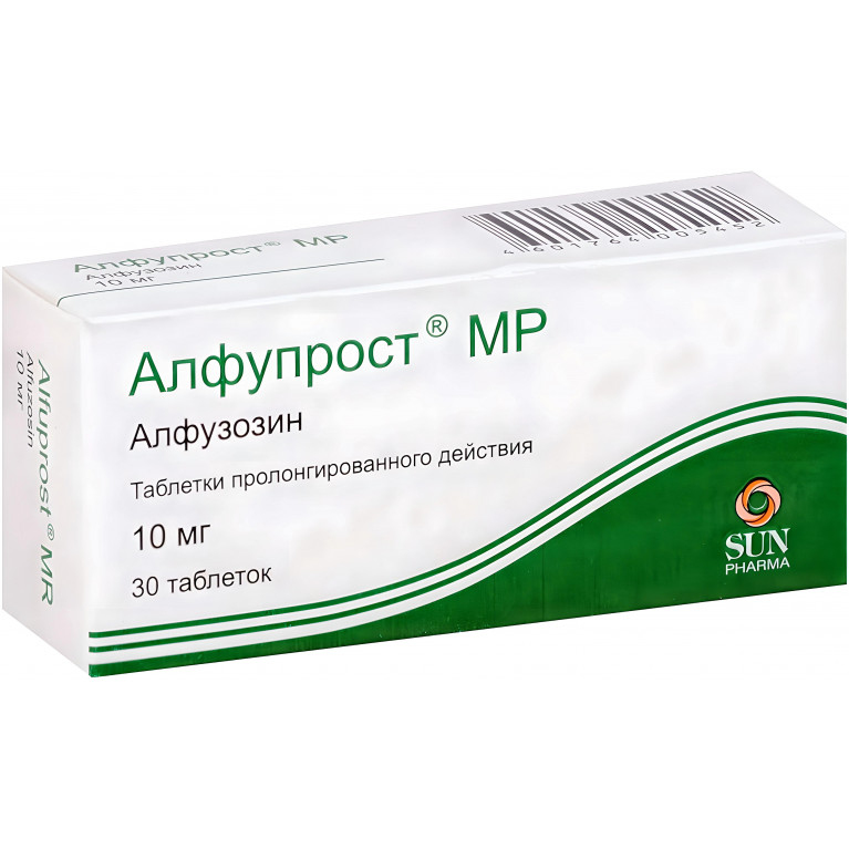 Алфупрост МР таблетки пролонгированного действия 10 мг №30
