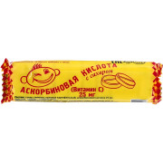 Аскорбиновая кислота с сахаром таблетки крутка 3 г №10