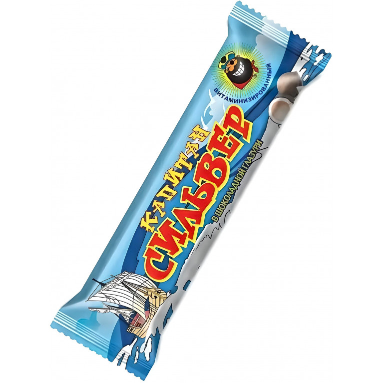 Капитан Сильвер Батончик кокосовый витаминизированный в шоколадной глазури 50 г