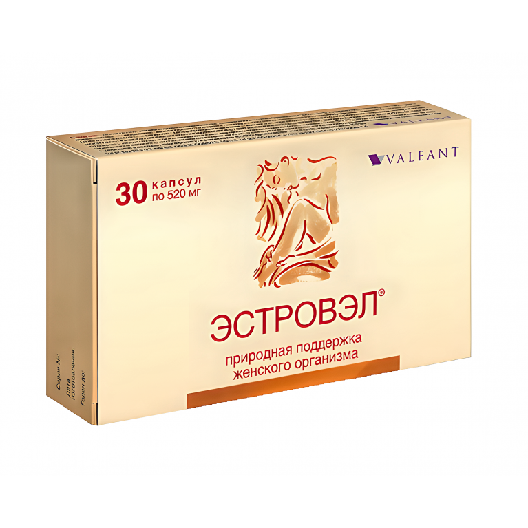 Эстровэл капсулы 520 мг №30