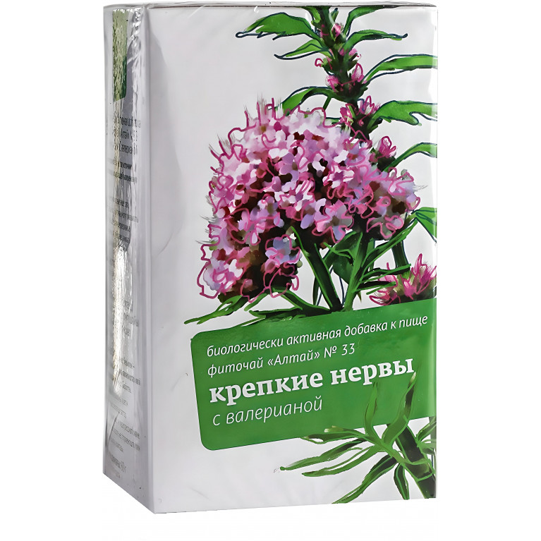 Фиточай Алтай №33 крепкие нервы с валер. ф/п 2г №20