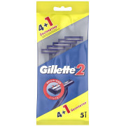 Джилет 2 Станки одноразовые д/бритья №4+1