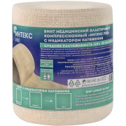 Интекс PRO Бинт эластичный компрессионный 3мх10см средней растяжимости с застёжкой №1