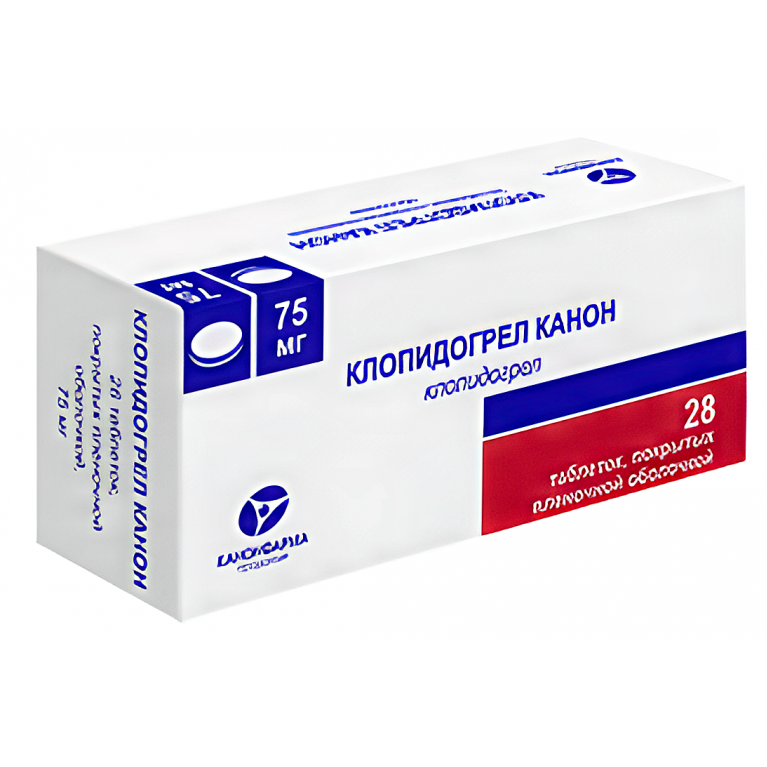 Клопидогрел табл. п/п/о 75 мг №28