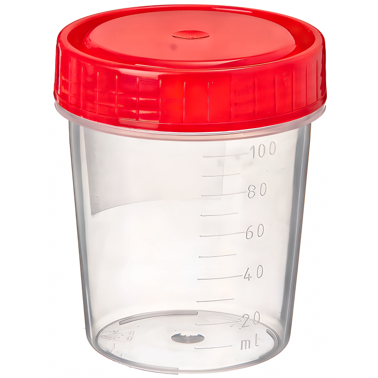 Контейнер с крышкой д/анализов 125мл