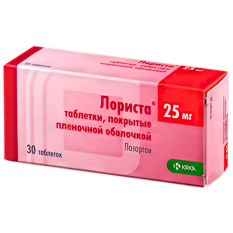 Лориста табл. п/п/о 25 мг №30