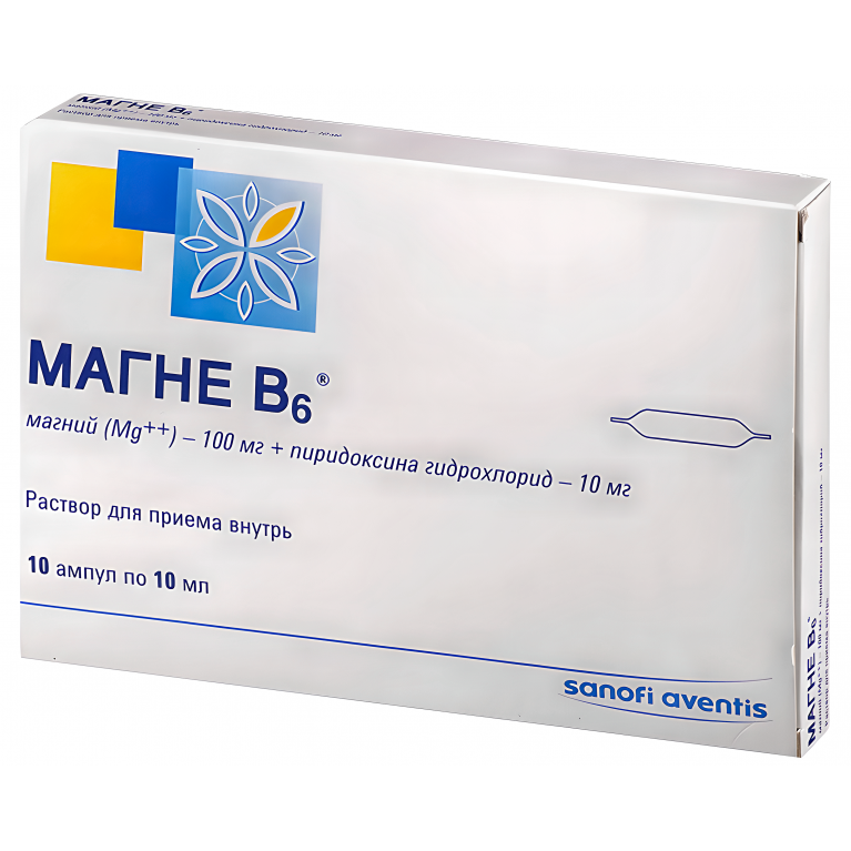 Магне В6 р-р д/приема внутрь амп. 10 мл №10