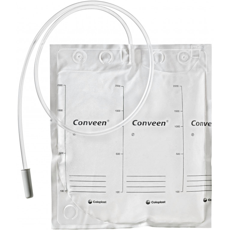 Колопласт Мочеприемник Конвин Базик прикроватный (ночной) со сливом, трубка 100 см, объем 2 л №1 (21804)