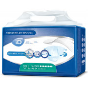 Айди Слип Подгузники при тяжелой степени недержания Супер для взрослых L (100-160см) 7,5 кап №30 Айди Слип Подгузники при тяжелой степени недержания Супер для взрослых L (100-160см) 7,5 кап №30