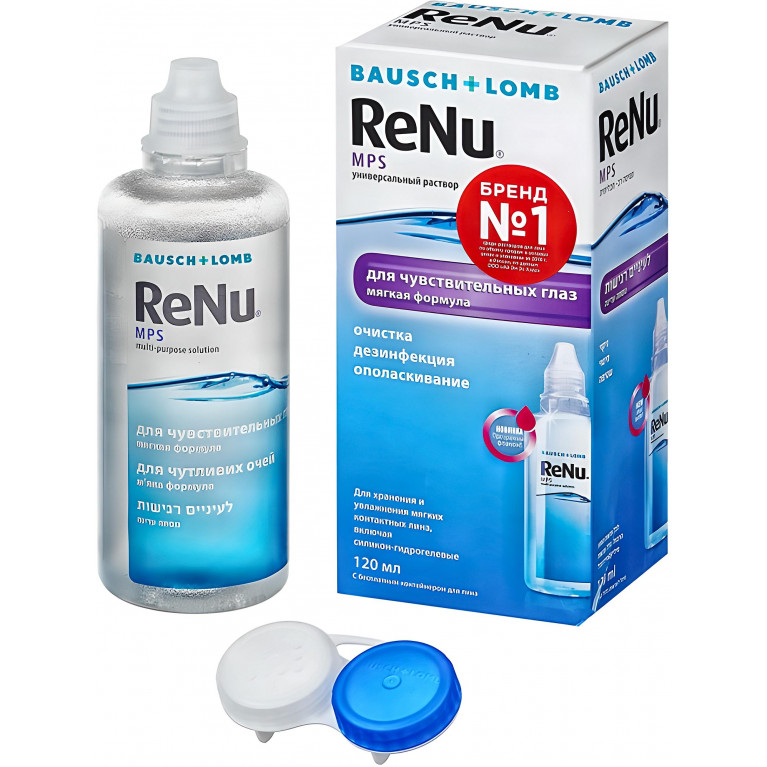 Реню МПС Раствор для линз для чувствительных глаз фл. 120 мл