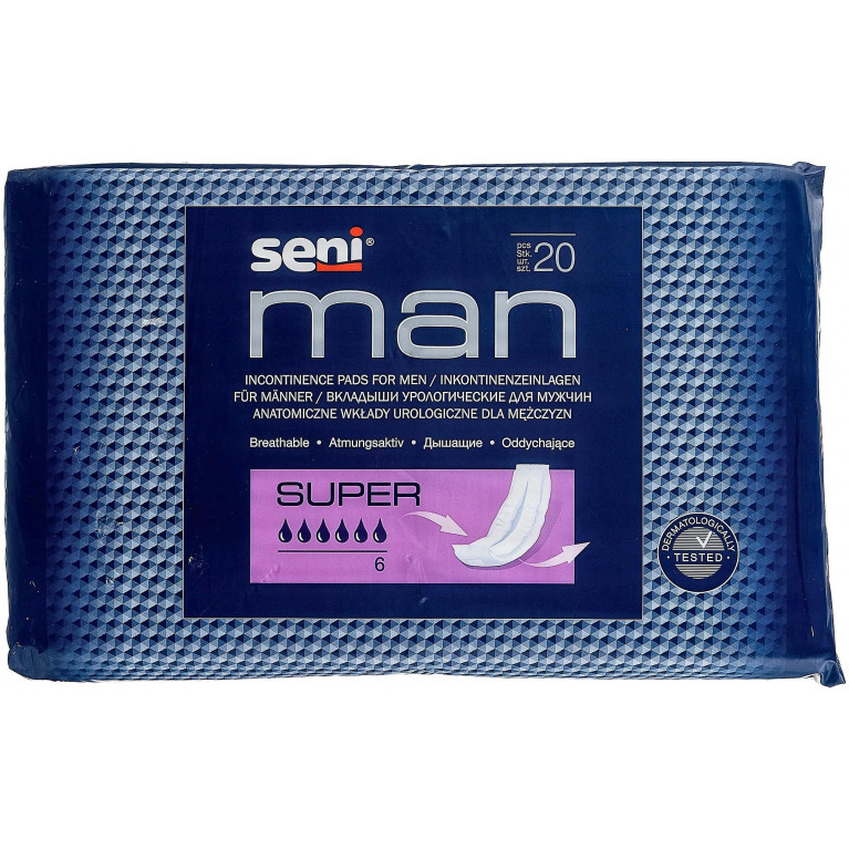 Сени Мен Супер Урологические вкладыши для мужчин (6кап) №20