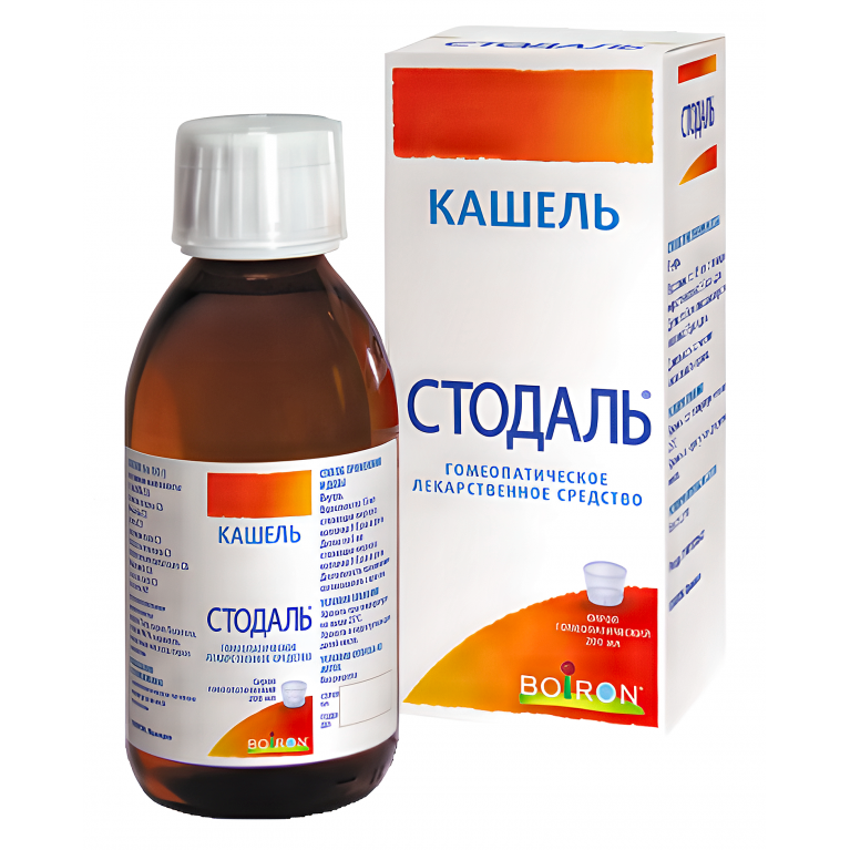 Стодаль сироп гомеопат. фл. 200 мл