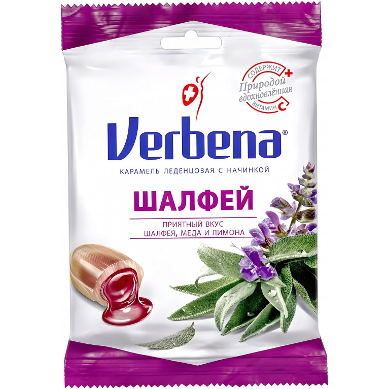 Карамель Вербена Шалфей 60 г